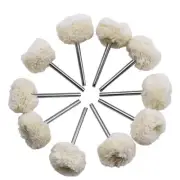 10 Pcs Polishing Abrasive Wheel Jewelry Buffing Drill Amber