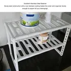Under Sink Organizer 2 Tiers Under Counter Storage Organizer For Bathroom