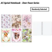A5 Spiral Notebook Diary Journal Note Book Deer Fawn Series Home School Office
