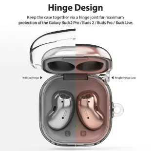 【Ringke】三星 Galaxy Buds 2 Pro /Buds 2 /Buds Pro /Live Hinge 藍牙耳機盒專用保護套防摔殼(Rearth)