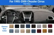 Dashboard Dash Mat Cover for 1995-2000 Chrysler Cirrus (Plush Velour) (for: Chrysler)