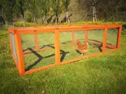 PawHub XL Wooden Chicken Coop Hen Rabbit Hutch Run Cage Extension