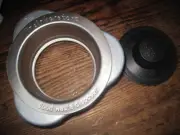 Insinkerator Food Waste Disposer Sink Collar Flange with Drain Plug - Stainless