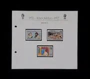 1977 Queen Elizabeth II Silver Jubilee Postage Stamp UK British SWAZILAND