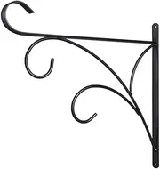 BESPORTBLE Practical Iron Planter Hook for Wall Hanging Durable Flower Pot Bracket for Outdoor Balconies and Gardens Strong Bearing Capacity Elegant Display