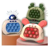 Quick Push Toy with Lights and POP-UP Patterns. Electronic Toy for Anxiety