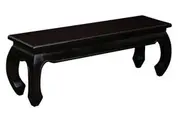 CT Shanghai Opium Leg Bench - Chocolate