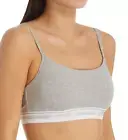 Calvin Klein Women's CK One Cotton Unlined Bralette QF5727 Grey