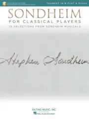 Stephen Sondheim for Classical Players Trumpet & Piano Sheet Music Book & Audio