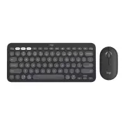 Logitech K380S Pebble 2 Combo Wireless Keyboard & Mouse - Graphite