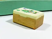 Vintage Chinese Bone / Bamboo Back Mahjong Set