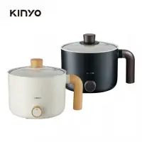 在飛比找蝦皮購物優惠-【KINYO】白色1.2L多功能陶瓷美食鍋 電火鍋 快煮鍋