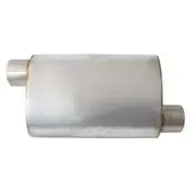 Aeroflow 3.5" Offset / Offset Muffler 16" Length, 11.77" W, 6" H - AF5500-350