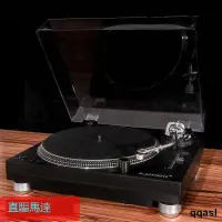 在飛比找露天拍賣優惠-【嚴選】黑膠唱片機鐵三角唱針留聲機直驅式DJ唱盤機HIFI專