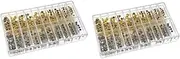 [TEHAUX] 600 Pcs Watch Tube Head Watch Stem Crown Boxed Handle The Head