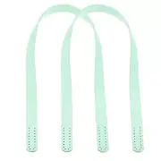 2pcs 24 Inch Leather Purses Straps Handbag Belt Band Bag Handles, Light Blue