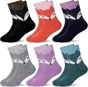 [Eocom] 6 Pairs Children's Winter Warm Wool Socks Kids Boys Girls Socks