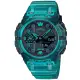 【CASIO 卡西歐】卡西歐G-SHOCK 藍芽雙顯錶-土耳其藍(GA-B001G-2A 台灣公司貨)