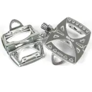 MKS Japan GR-10 Platform Pedals Silver Tour Commute Road Fixed Bike Bicycle