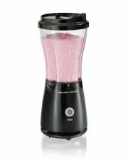 Hamilton Beach Black Single Serve Blender 14 Oz With Travel Lid 51101B