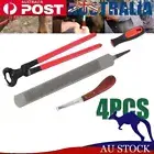 4pcs/Set Farriers Tools Hoof Trim Shoeing Kit Hoof Nipper Rasp Knife Horse Farm