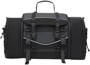 Frediuo Bike Backpack Rear Seat Bag Bicycle Saddle Bag with Buckle Cargo Pouch Water Resistant Bicycle Trunk Bag for Commuting