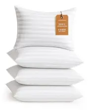 Bed Pillows Queen Size Set of 4 – Cooling Pillow with 100% Queen (Pack of 4)