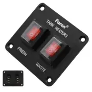 12Volts Switch Box Panel, 20Amps Rocket On&Off Switch with Red Indicator Ligh...