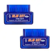 2 PCS OBDII Car Auto Diagnostic Scanner, ELM327 Automotive Bluetooth Scan Too...