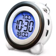 Digital Alarm Clock,Time Date Display Twin Bell Very Loud for Heavy Sleepers Dua