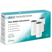 TP-Link Deco M4 (3-pack) AC1200 Whole Home Mesh Wi-Fi System. ~370sqm Coverage,