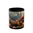 107_FairyTale Mug | Coffee Cup (11oz) | Mushrooms accent this design