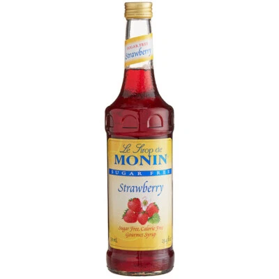 Monin Sugar Free Strawberry Flavoring / Fruit Syrup 544SYPAS042A