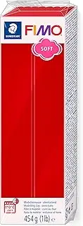 Staedtler 8021-2 ST Oven Hardening Modelling Clay, Red