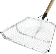 Garden Soil Sieve - Stainless Steel Sand Substrate Shovel, Stainless Steel Sturdy Sifter Shovel with Easy Grip Handle, Portable Harvest Strainer, Farm Tool for Sifting Soil, Planting,Weeding