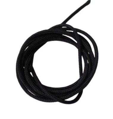 Black 1.8mm Braided Polyester Cording 3 Feet 9877Bl