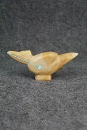 Roadrunner Zuni Fetish Carving - Leonard Laiwakete