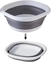 Collapsible Wash Basin 10L Wash Basin Collapsible Dish tub Collapsible Sink Space Saving for Dishing, Fruit, and Camping, and Home