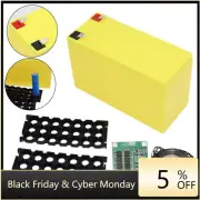 12V 3S 7P Li-ion Rechargeable Battery Box with Bracket+40A BMS+Nickel Strips