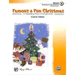 【凱翊︱AF】著名的聖誕鋼琴歌曲 第3冊 FAMOUS FUN CHRISTMAS BOOK 3
