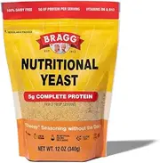 Bragg Premium Nutritional Yeast Seasoning - Vegan, Gluten Free – Good Source of Protein & Vitamins – Nutritious Savory Parmesan Cheese Substitute (Original, 12 Ounce (Pack of 1))