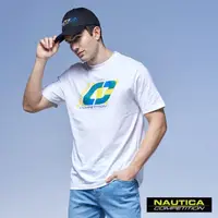 在飛比找momo購物網優惠-【NAUTICA】男裝 COMPETITION撞色LOGO短