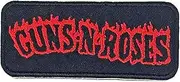 [Guns N' Roses] Guns N Roses Flames Iron On Patch (UK Size: One Size) (Black/Red)