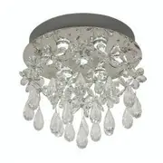 Telbix Paradis 45 Stainless Steel Crystal 7LT CTC Light - Chrome / Clear
