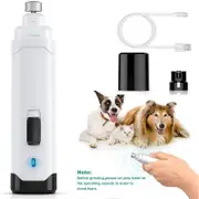 Pet Shearing Clipping Nail Grinder For Dogs Low Noise Fast Grinding Quick Usb Charging Long Working Time Convenient Practical Cats Pets Dog Grooming