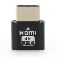 在飛比找蝦皮購物優惠-【不囉嗦24H送出】 顯示卡欺騙器 HDMI 4K解析 DV