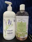 Crabtree & Evelyn Lavender Body Lotion + Sweet Almond Oil Bath Shower Gel