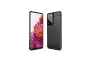 Samsung Galaxy S21 Ultra Cover Case Brushed TPU Case - Black