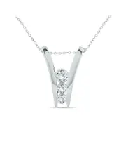 14K 1.00 ct. tw. Diamond Necklace