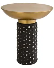 TOV Furniture Blaze Glass Side Table